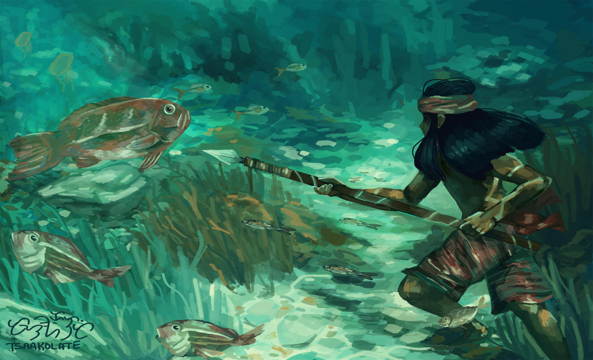 Visayan Fisherman Hunting Underwater (2019)